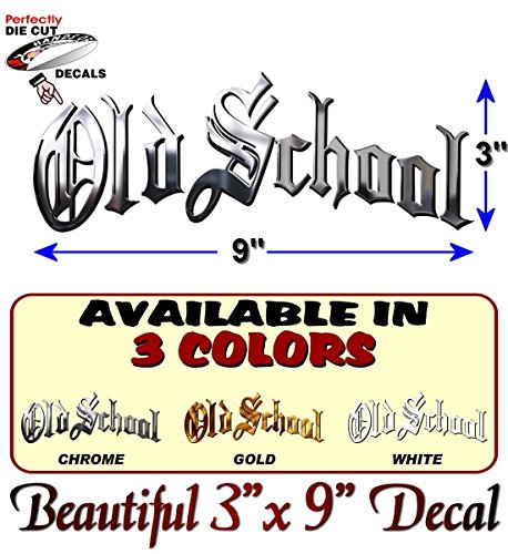 Old School Vinyl 9" Decal Retro Rockabilly Classic JDM Funny Car Window Sticker -Street Legal Decals