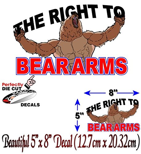 Right to BEAR Arms 8" Decal-Street Legal Decals