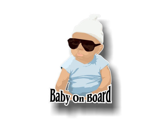 Hangover Carlos Baby On Board 7" Decal -Street Legal Decals