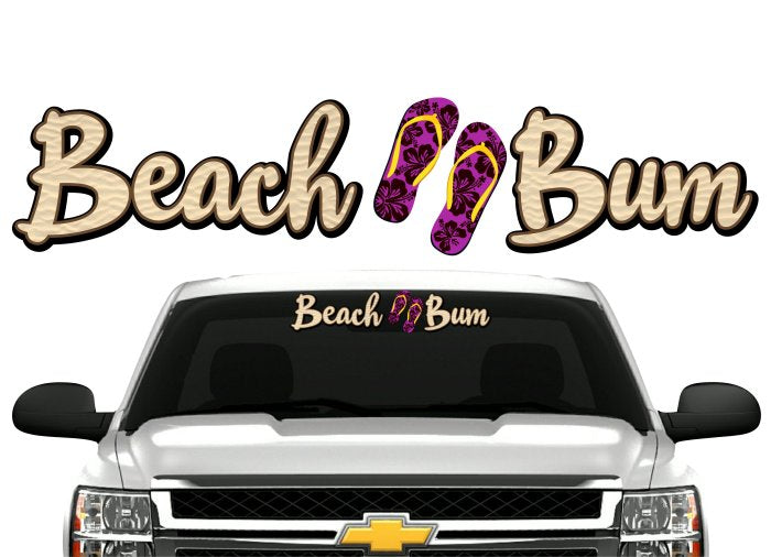 Beach Bum Decals -Street Legal Decals