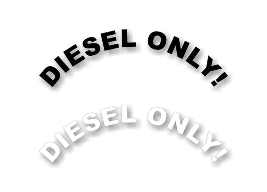 Diesel Only 7.75" Decal -Street Legal Decals