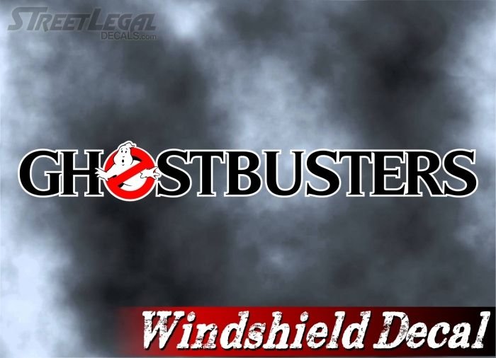 10 Piece GHOSTBUSTERS ECTO-1 Vehicle Decals Halloween Ghost Prop Vinyl Car Decal Set -Street Legal Decals