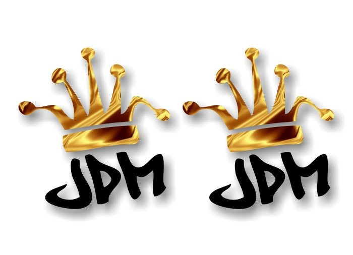 (2) JDM Joker Crown 5.5" Decals -Street Legal Decals