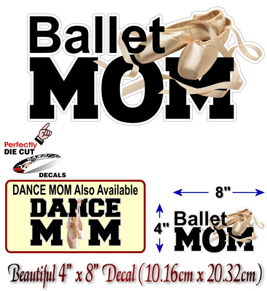 Dance Mom 7" Decal (2 Design Choices) -Street Legal Decals