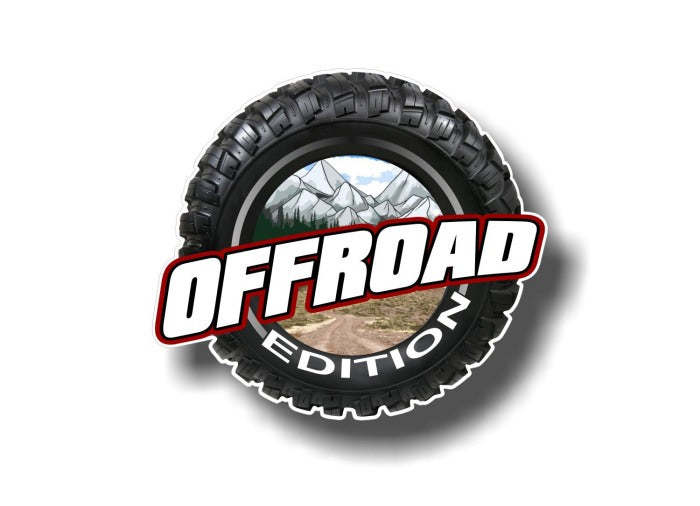 (2) Offroad Edition 6" Round Decals -Street Legal Decals